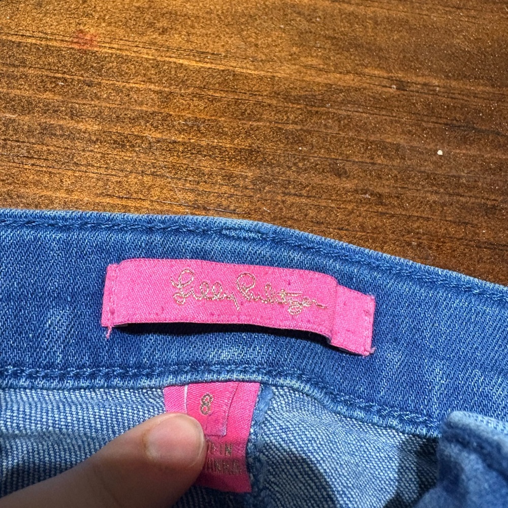 Lilly Pulitzer Blue Skinny Jeans - Picture 3 of 3